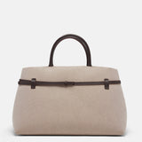 Le Cambon 40 Beige Canvas & Bitter Brown