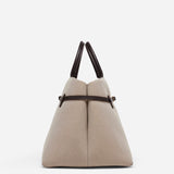 Le Cambon 40 Beige Canvas & Bitter Brown