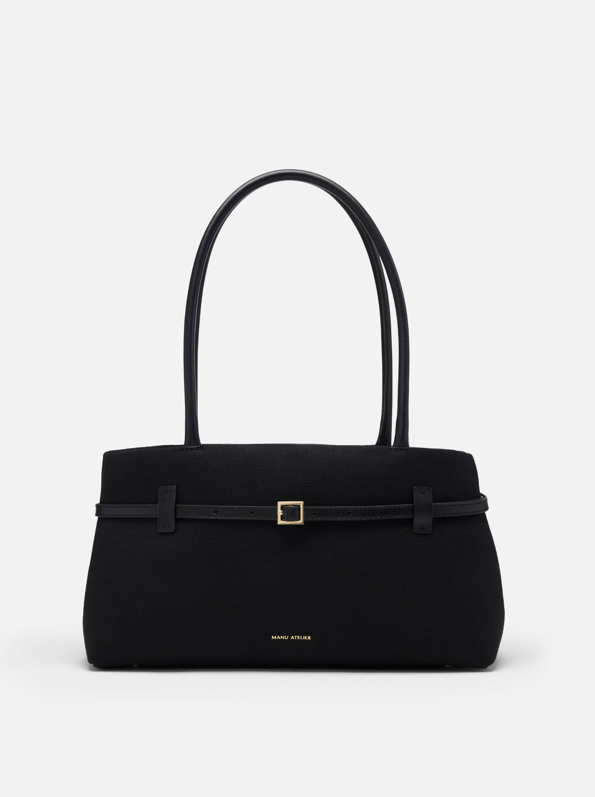 Le Cambon East West Black Canvas Front 