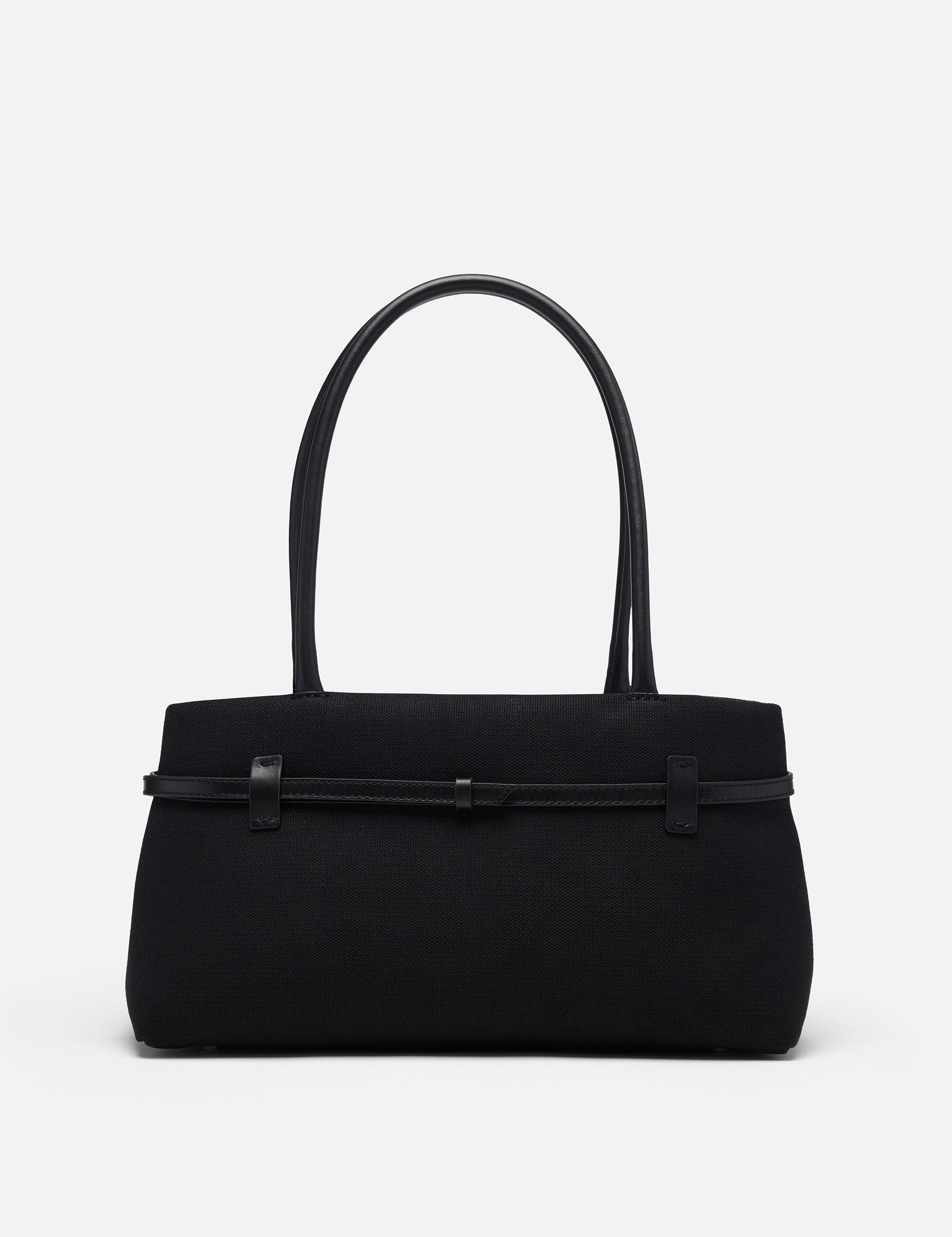 Le Cambon East West Black Canvas Back 