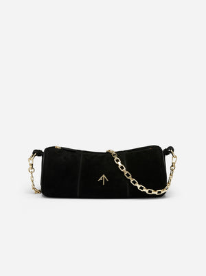 Cylinder Black Suede