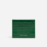Manu Cardholder Green Croc