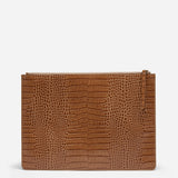 Manu Laptop Case Mocha Croc