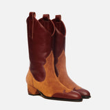 Deniz Boots Reddish Brown Soft & Chestnut Suede