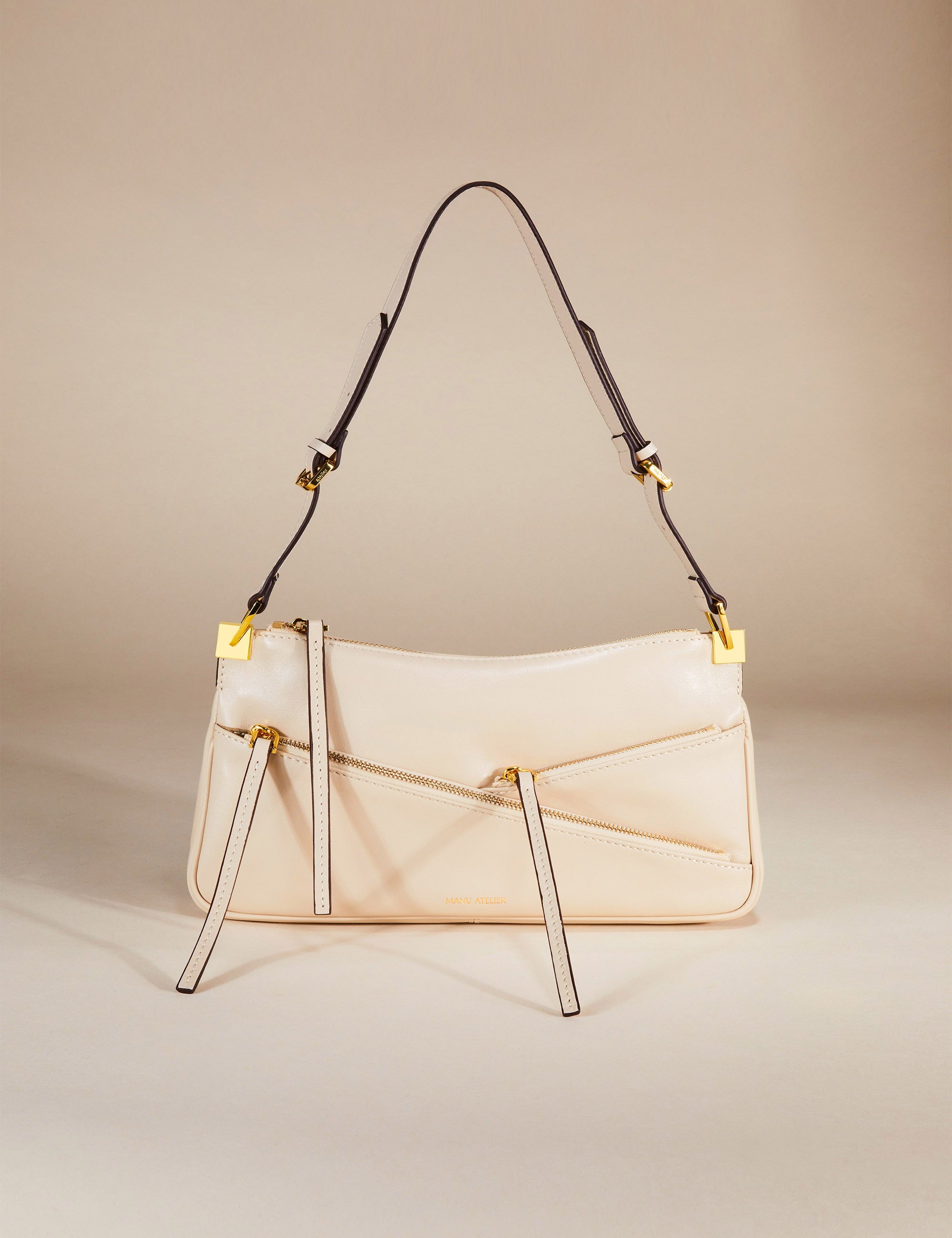 Three Zipped Ivory