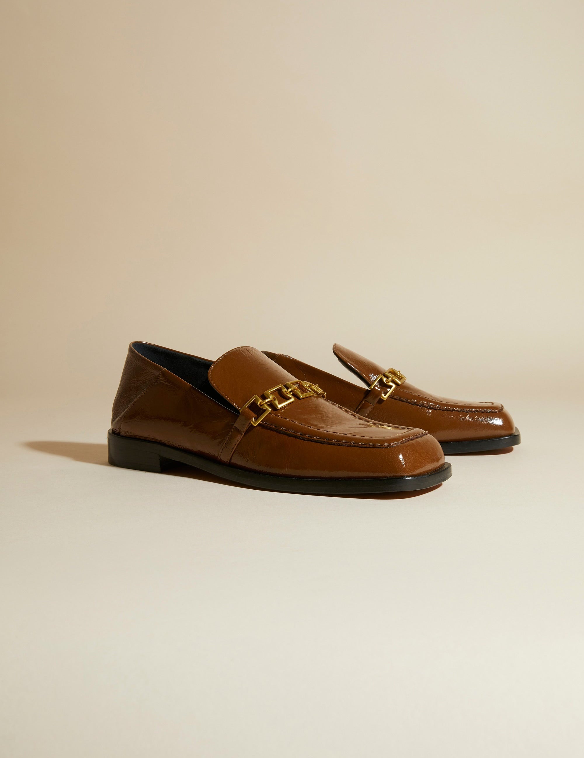 The Tap Loafers Mocha High Gloss