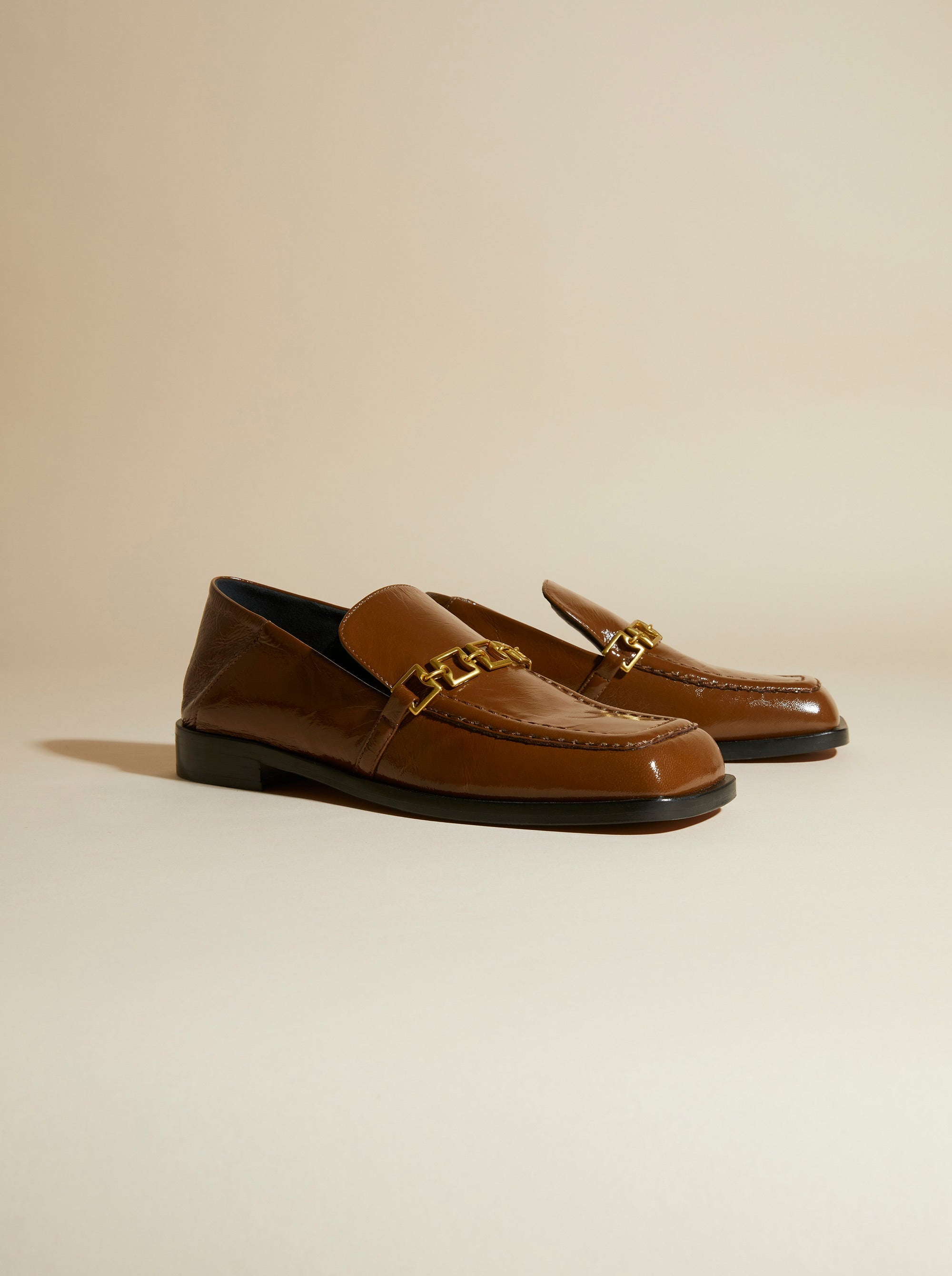 The Tap Loafers Mocha High Gloss